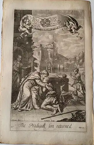 Biblia. La Vuelta Von Son Pródigo. Gezeichnete Bei G.Freeman Jh Xvii