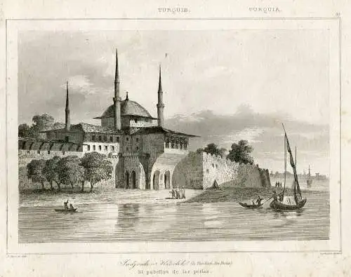 Turquia. Der Pavillon De Las Perlas. Gravierkunst Von Jh. Bei Lemaitre