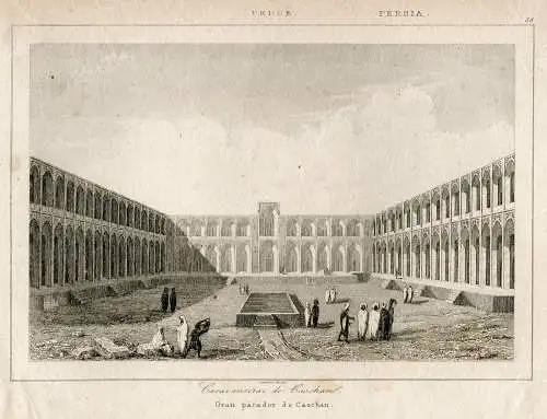 Persia. Karawanserei De Kaschan. Gravierkunst Bei Lemercier, 1840