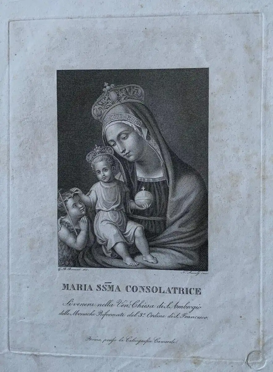 Maria Ssma. Consolatrice von Der Kirche De S.Ambrogio Delle Monache