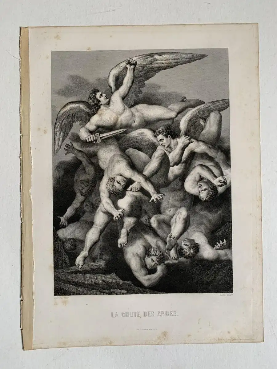 La Chute Des Anges, Nach Flatters Gravierkunst Bei Gelée 1863