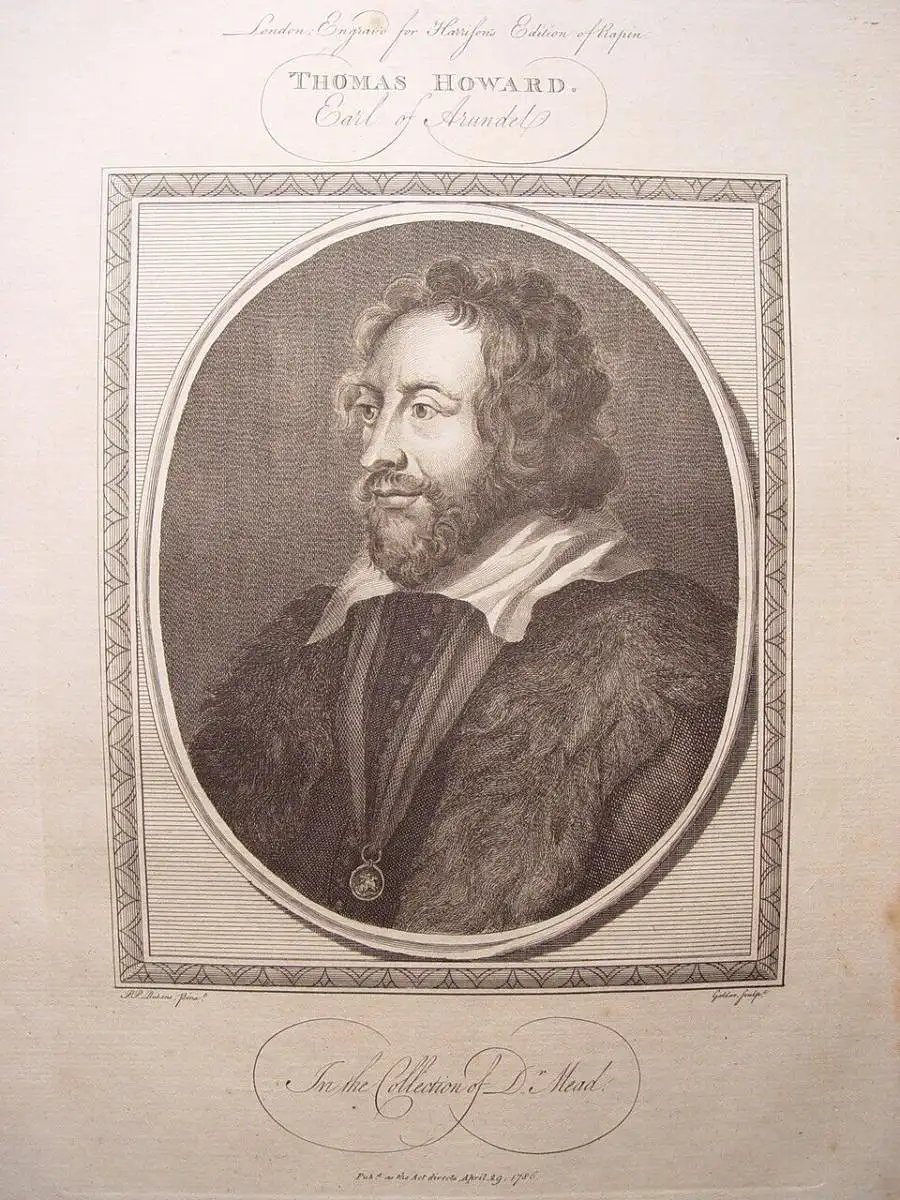 Thomas Howard. Earl Of Arundel. Gravierkunst Bei John Goldar (1729-1795)