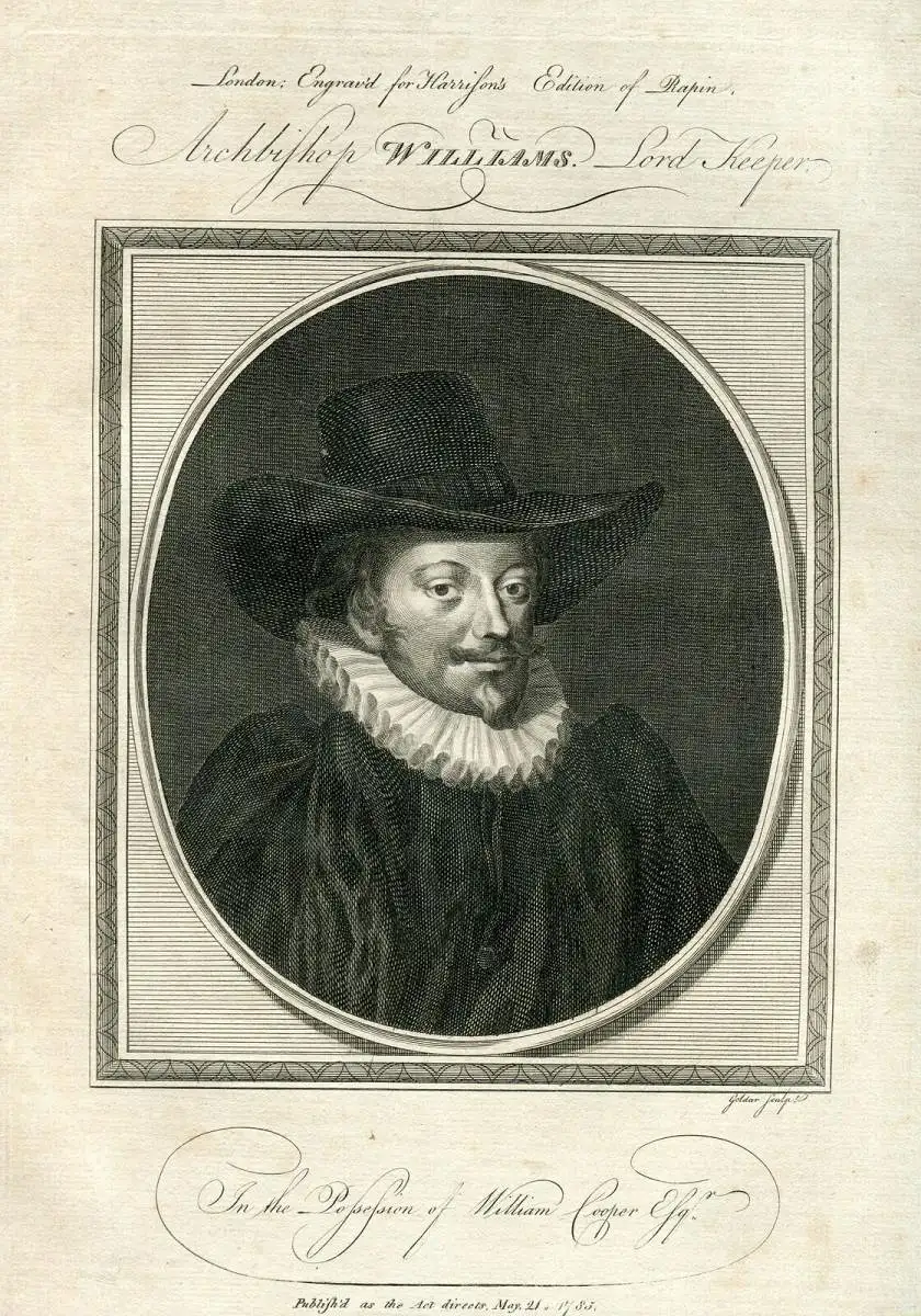 Erzbischof Williams Lord Keeper. Gravierkunst Bei John Goldar (1729-1795)