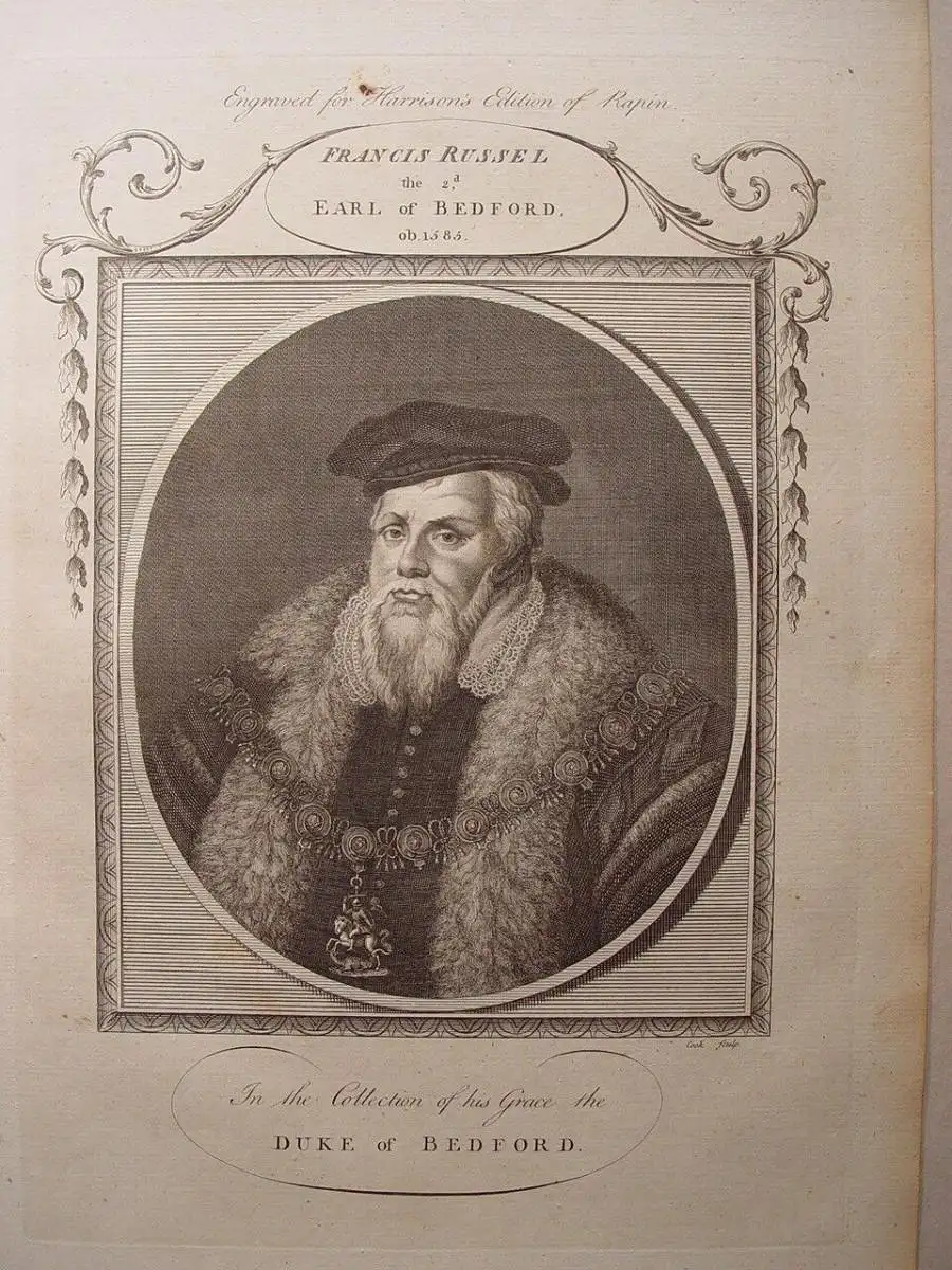 Francis Russell, 2º Earl Of Bedford. Gravierkunst Bei Thomas Cook
