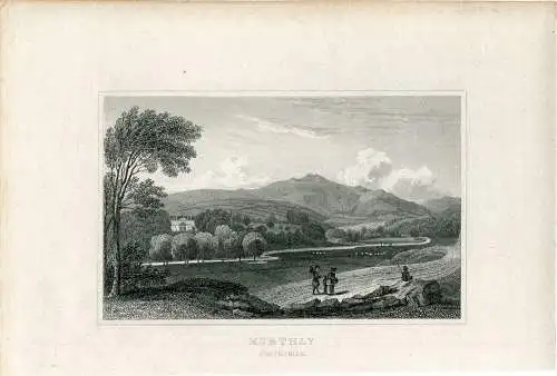 Escocia. Murthly, Perthshire, Gravierkunst Bei Henry Adlard De Motiv J. P. Neale