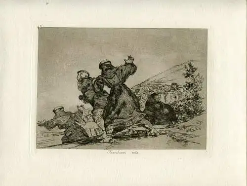 Auch Esto Gravierkunst De Goya nº 43 von Der Erste Ausgabe Die Katastrophen IN