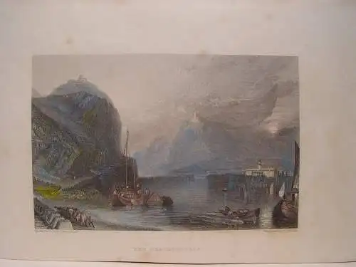 Alemania. «The Drachenfels» . Aufgezeichnet von William