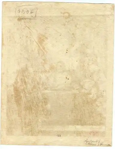 Christus IN / Auf / Im Emaus Heliograbado Bei Amand Durand Kopie De Rembrandt