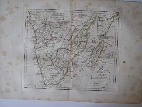 « Kongo, Cafrerie » Paar Robert De Vaugondy-Delamarché 1804