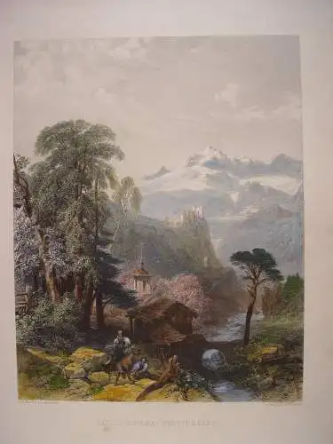 Suiza.« Val St.Nicola » Jungtier James Duffield Hardings (1798-1863) .