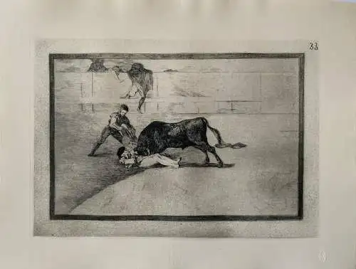 Francisco De Goya.la Desgraciada Tod Pepe Illo IN / Auf / Im La Plaza Madrid.