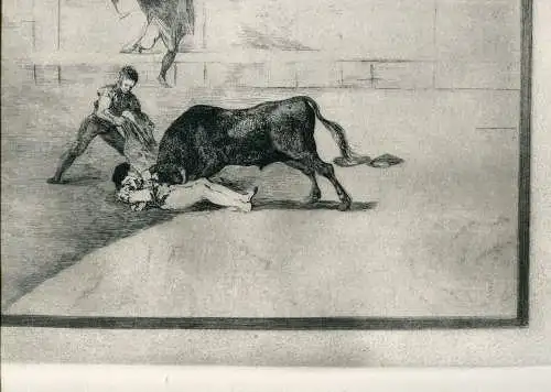 Francisco De Goya.la Desgraciada Tod Pepe Illo IN / Auf / Im La Plaza Madrid.