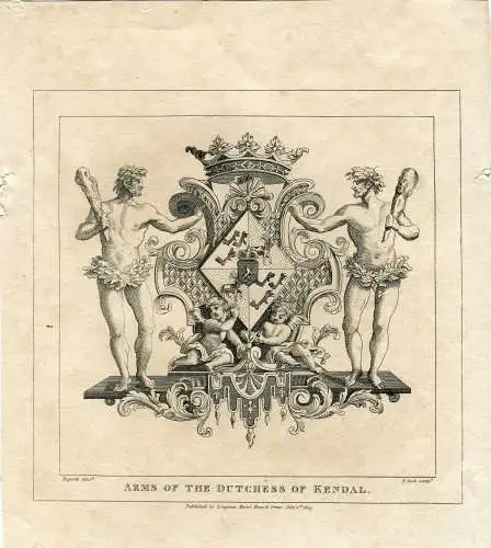 Gravierkunst« Arms Of The Dutchess Kendal » Grabdo Bei T.Cook Auf Baustelle De