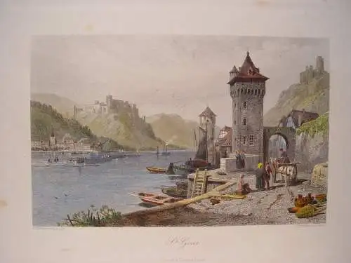 Alemania.« St.Goar » Jungtier | Thomas Leeson Rowbotham. (1783-1853)