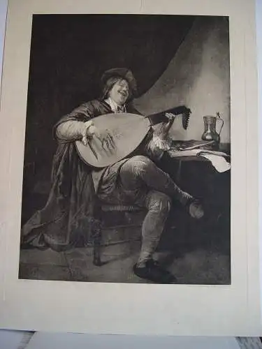 «Musik» Gravierkunst Auf Baustelle De Jan Steen