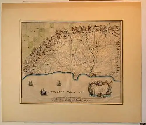 Plan De Tarragona - Gravierkunst Alt/Antik 1744