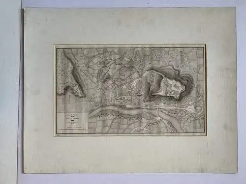 Plan De Lleida - Alexandre Laborde - Gravierkunst Landkarte Alt/Antik 1810