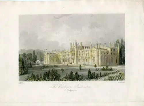 Inglaterra. Richmond.« The Wesleyan Institution » Grabadoen 1850 Bei H.Adlard ;