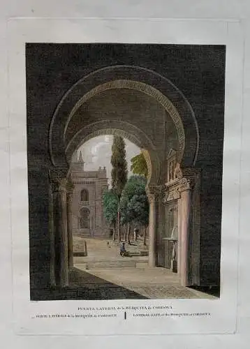 La Tür De Las Palmen von Der Moschee De Cordoba - Alexandre Laborde, 1810