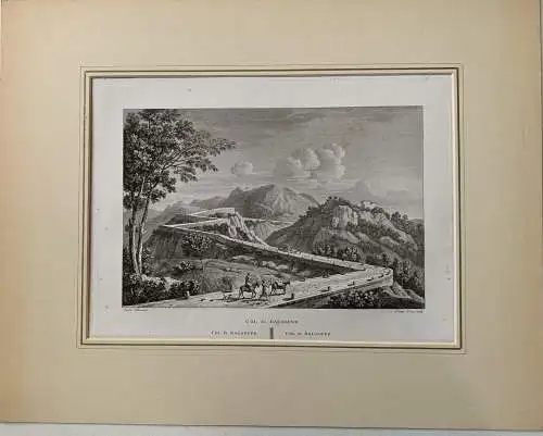 Coll De Balaguer, Lleida - Alexandre Laborde - Gravierkunst Alt/Antik 1810