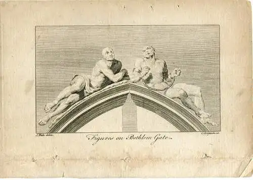 Zahlen On Bethlem Gate Gravierkunst Bei C.Grignion. Drew S. Wale IN 1784