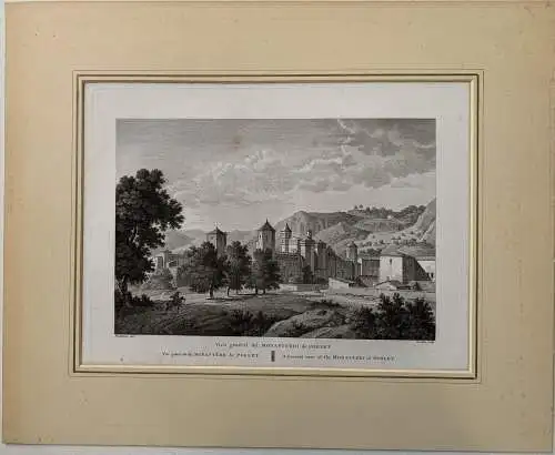 Kloster De Poblet - Alexandre Laborde - Gravierkunst Alt/Antik 1810