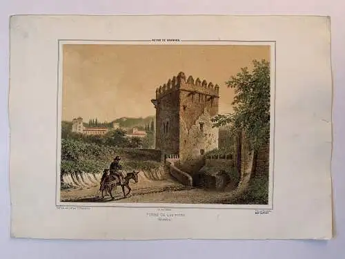 Spanien. Andalucía. Granada.« Turm De Die Spikes von Der Alhambra »
