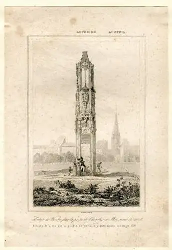 Austria. Entree De Vienne Par La Porte De Carinthie Monument Du XIV Siècle