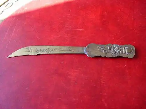 Antiker Brieföffner Orientalisch von / Aus Bronze (Antique,Letter Opener,Coupe