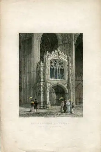 Peterborough Cathedral Gravierkunst Bei B.Winkles, Drew R. Garland