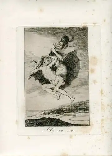 Beyond VA Eso , Gravierkunst Nr 66 Original De Goya 5ª Ausgabe (1881-1886)