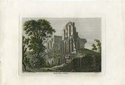 Roch Abbey Yorkshire Gravierkunst Bei Godfrey Und Erschienen S.Hooper IN 1785