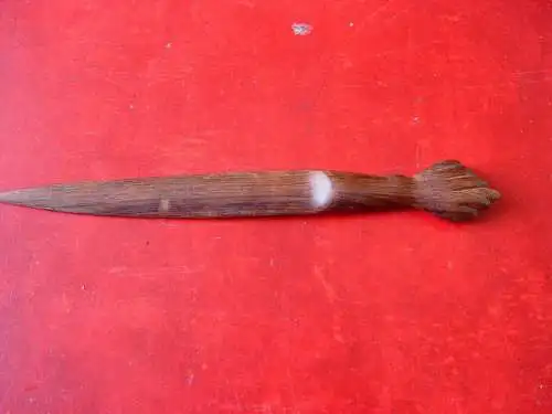 Antiker Brieföffner von / Aus Holz (Antique Letter Opener, Ancien Coupe Papier)