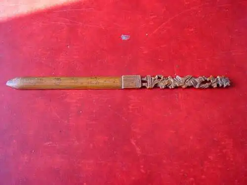 Antiker Brieföffner Orientalisch von / Aus Holz (Letter Opener, Ancien Coupe