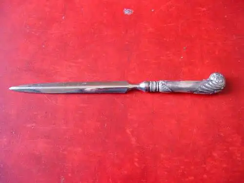 Brieföffner Antiguo. Griff Silber (Antique Letter Opener, Ancien Coupe Papier)