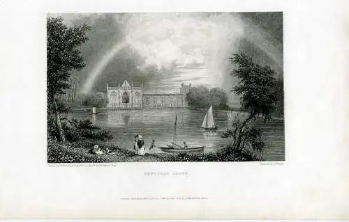 Newstead Abbey Gravierkunst Bei E.Finden. Drew W.Westall