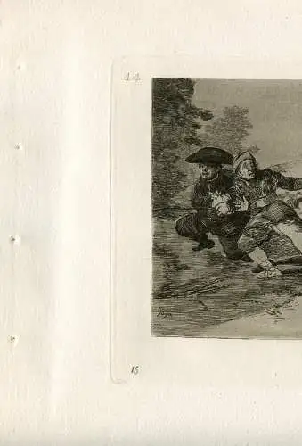 Yo Lo VI Gravierkunst De Goya Nr 44 von Der Erste Ausgabe Aus Die Katastrophe IN