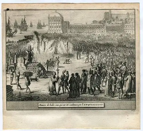 La Inquisición. Gravierkunst Bei Van der Aa, 1715