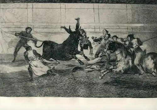 Francisco De Goya. Tod De Pepe Illo (2ª Komposition) . Mit La Buchstabe E
