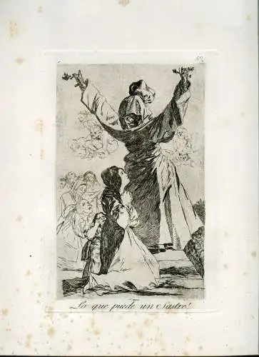 Was Kann Ein Blazer, Gravierkunst Nr 52 Original De Goya 5ª Ausgabe (1881-1886)