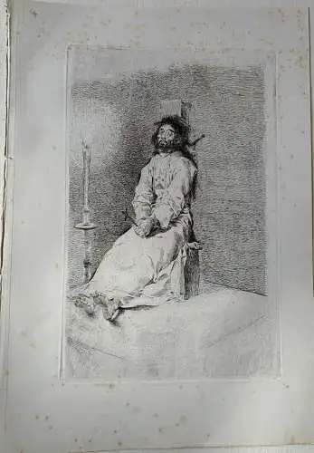 Der Agarrotado Gravierkunst Original De Goya