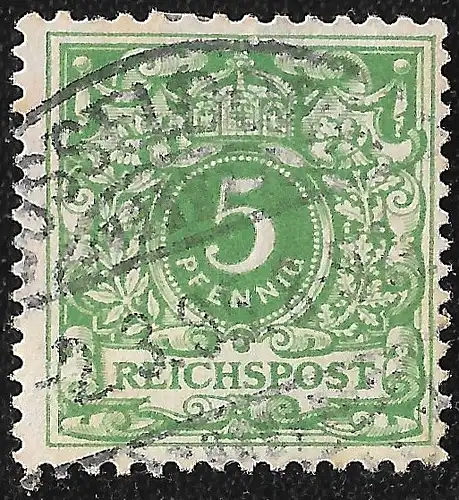 Deutsches Reich 1889 Nr Michel46ba Gestempelt (Posten) 