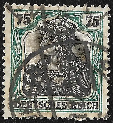 Deutsches Reich 1918 Nr 104d Gestempelt (Posten) 