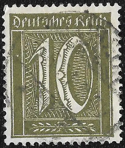 Deutsches Reich 1921 Nr 159b Gestempelt (Posten) 