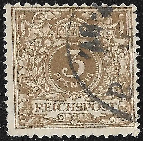 Deutsches Reich 1889 Nr 45a Gestempelt (Posten) 