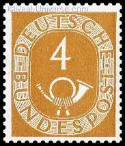BRD - Michelnummer 124 - Posthorn - gestempelt