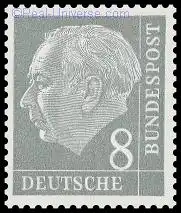BRD - Michelnummer 182 - Theodor Heuss - gestempelt