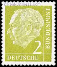 BRD - Michelnummer 177 - Theodor Heuss - gestempelt