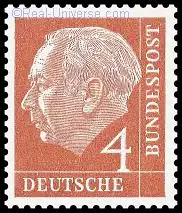 BRD - Michelnummer 178 - Theodor Heuss - gestempelt