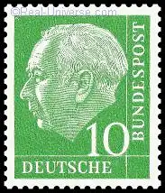 BRD - Michelnummer 183 - Theodor Heuss - gestempelt